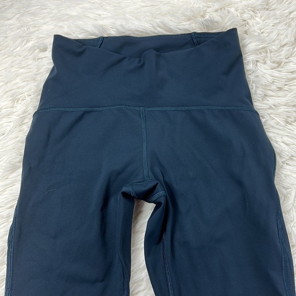 Lululemon Train Times Crop (17" ) Nocturnal Teal - Picture 2 of 6